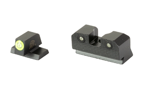 Picture of XS Sights R3D 2.0, Tritium Night Sight, Fits S&W M&P OR Full Size & Compact, Green Front Outline, Green Tritium Front/Rear SW-R206P-6G