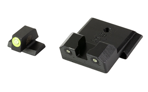 Picture of XS Sights R3D 2.0, Tritium Night Sight, Fits S&W M&P Shield OR, Green Front Outline, Green Tritium Front/Rear SW-R204P-6G