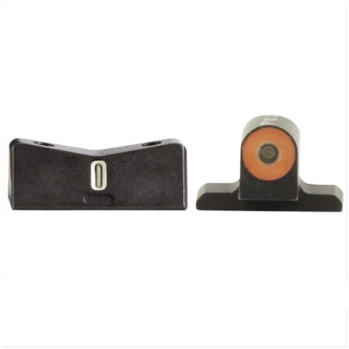 Picture of XS Sights DXT2 Big Dot Night Sights-Sig Sauer Black | Green Tritium Orange Outline Front Sight Green Tritium White Outline Bar Rear Sight SI0014S5N