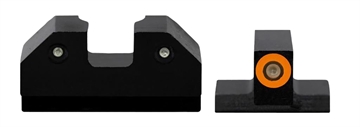 Picture of XS Sights R3D Night Sights, Orange Front Dot, Fits Canik TP9SF, TP9SFX, TP9SF Elite, TP9 Elite SC and Current Production TP9SA CK-R002P-6N CKR002P6N