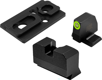 Picture of XS MINIMALIST TRITIUM SIGHT & OPTIC PLATE ACRO S&W M&P! SWOM001MP2ACRO