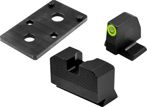Picture of XS MINIMALIST TRITIUM SIGHT & OPTIC PLATE RMR S&W M&P! SWOM001MP2RMR