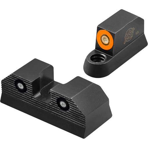 Picture of XS Sights R3D, 2.0, Tritium Night Sight, For CZ P10, Standard Height, Orange Front Outline, Orange Tritium Front/Rear CZ-R202S-6N
