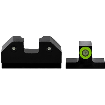 Picture of XS Sights R3D Night Sights, Green Front Dot, Fits Canik TP9SF, TP9SFX, TP9SF Elite, TP9 Elite SC and Current Production TP9SA CK-R002P-6G