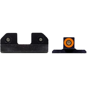 Picture of XS Sights R3D Night Sights, Orange Front Dot, Fits Sig P320, P365, P225, P226, P229, Springfield XD, XDm & XDs, FN 509, Steel/Blued SI-R015P-6N