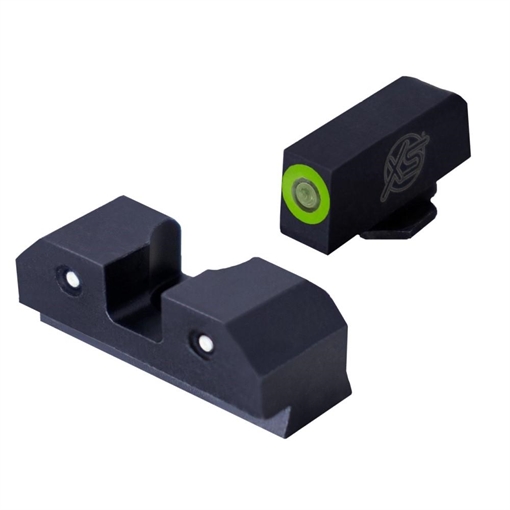 Picture of XS Sights R3D Night Sights Set for Glock 17/19 Green Bulk 20/ct GL-R012P-6G-BULK
