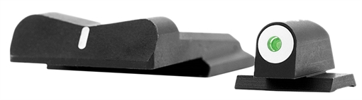 Picture of XS Sights DXW Big Dot Night Sights-Smith & Wesson Black | Green Tritium White Outline Front Sight White Stripe Rear Sight SW0024S3