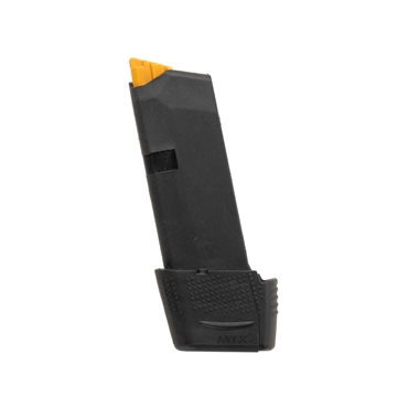Picture of XTECH STEEL REINFORCED 9RD 9MM MAGAZINE FOR GLOCK 43 W/ MTX43 INSTALLED XT3031601