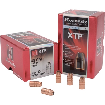 Picture of Hornady Hornady Traditional Pistol Bullets 38 Cal. .357 180 gr. XTP 100 box 35771