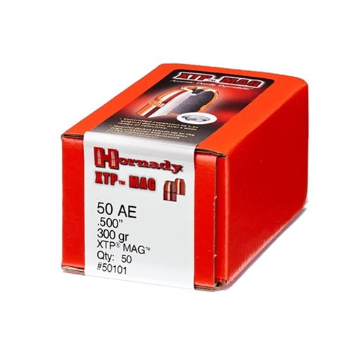 Picture of Hornady XTP Mag 50 Cal .500 300 gr Hollow Point 50 Per Box/ 15 Case 50101
