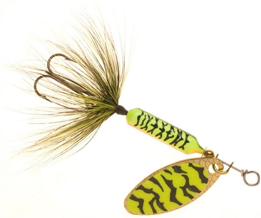 Picture of YAKIMA ROOSTER TAILS ROOSTER TAIL 1/16 CHT BLK TIGER 206