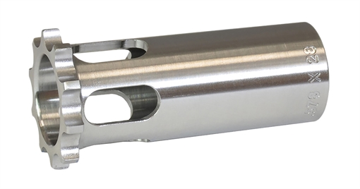 Picture of Yankee Hill Machine Co Nielsen Pistons, 45 Cal, .578"-28, Stainless Steel, Compatible with YHMs Booster Housing YHM-2055 as Well as Many Popular Pistol Suppressors, Silver YHM-2062-28 206228