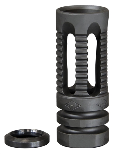 Picture of Yankee Hill Phantom Flash Hider Black Steel with 1/2"-28 tpi Threads & 2.13" OAL for 5.56x45mm NATO AR-Platform 285C1