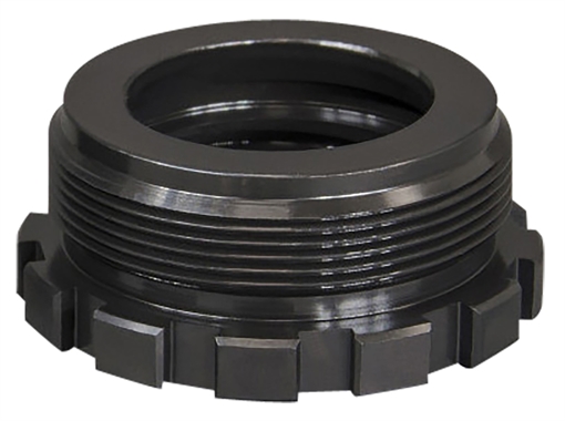 Picture of Yankee Hill Machine Co Kurz QD Adapter, Titanium, 1-3/8-24 Rear Mounting Threads, Matte Finish, Black YHM-3051-Ti 3051TI