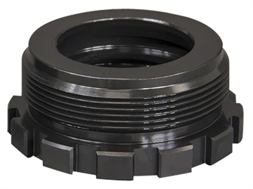 Picture of Yankee Hill Machine Co Kurz QD Adapter, Titanium, 1-3/8-24 Rear Mounting Threads, Matte Finish, Black YHM-3051-Ti 3051TI