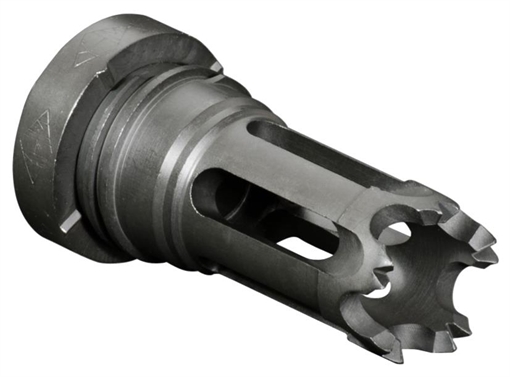 Picture of Yankee Hill Machine Co Phantom 5.56 Quick Detach Flash Hider, 556NATO, 1/2x28, Fits AR Rifles, Black Finish YHM-3102-28A 310228A