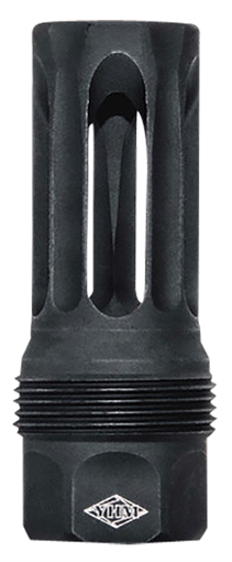 Picture of Yankee Hill Machine Co sRx Flash Hider, 1/2-28, Compatible with sRx Low Profile Adapter, Attaches to Suppressors with 1-3/8"x24 Thread Pitch, Black Oxide Finish YHM-4405-28 440528