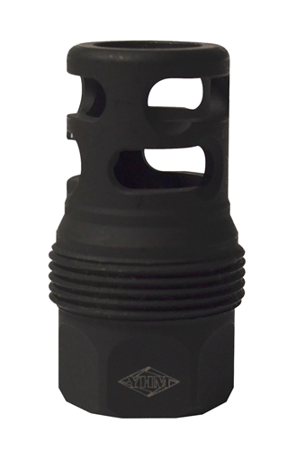 Picture of Yankee Hill sRx Q.D. Muzzle Brake Short Black Phosphate Steel with 5/8"-24 tpi for sRx Adapters 4445MB24