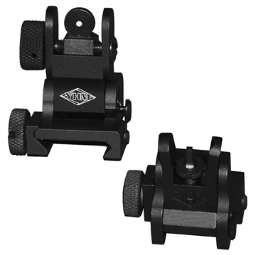 Picture of Yankee Hill Machine Co Flip Sight Set, Fits Picatinny Rails, Black YHM-8027