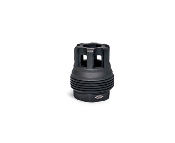 Picture of Yankee Hill Machine Co Mini QD Muzzle Brake, 9MM, 5/8"-24, Black, Includes Shim Kit YHM-3109-1MB-24A