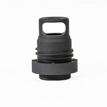 Picture of Yankee Hill 3102-1MB-28A Mini Phantom Q.D. Muzzle Brake Black Melonite Steel with 1/2"-28 tpi Threads & 1.60" OAL for 5.56x45mm NATO AR-Platform 31021MB28A