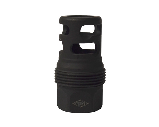 Picture of Yankee Hill sRx Q.D. Muzzle Brake Short Black Phosphate Steel with 11/16"-24 tpi for sRx Adapters 4445MB24B