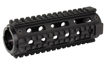 Picture of Yankee Hill Machine Co Carbine Handguard, 2 Piece, Fits Colt AR-15's with Carbine Length Gas Systems and Fixed Front Sight Gas Block, Anodized Finish, Black YHM-9670-C 9670C