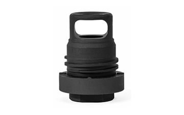 Picture of Yankee Hill Machine Co Mini QD Muzzle Brake, 9MM, 1/2"-28, Black, Includes Shim Kit YHM-3109-1MB-28A