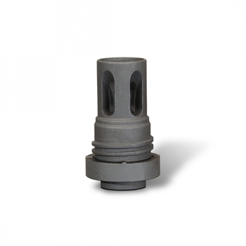 Picture of Yankee Hill Mini QD Flash Hider Black Phosphate M13.5x 1 LH Threads 2.13" OAL for 5.56x45mm NATO AR-Platform 4315M13LA
