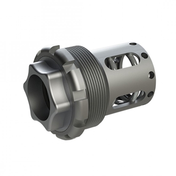 Picture of Yankee Hill Nelson Booster Assembly 1-3/8"-24 tpi 17-4 Stainless Steel Matte Black 2055