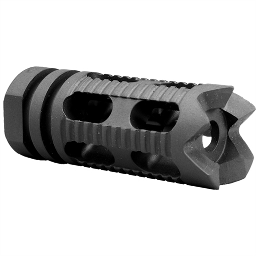 Picture of Yankee Hill Machine Co Phantom Muzzle Brake, Aggressive/Toothed, 1/2X28, Fits AR Rifles, Black Finish YHM-28-5M1 285M1