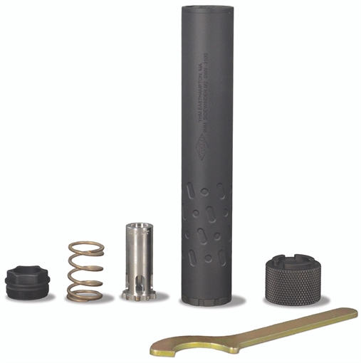 Picture of YHM 9mm Sidewinder M2 Direct Thread Suppressor 9mm Luger Aluminum/Steel Black 1/2?-28 YHM-2065-28 206528