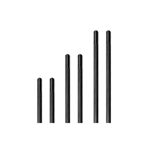 Picture of Yankee Hill Machine Co Assembly Rods, For VICTRA-12 Suppressor, Includes a Pair of Assembly Rods in 6"/8"/10"/12", 17-4 Stainless Steel Construction, Black YHM-1215