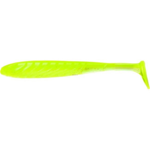 Picture of YUM PULSE 4" CHARTREUSE CLEAR SHAD 8CT YPL4198