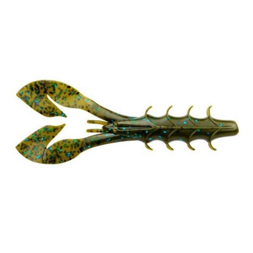 Picture of YUM SPINE CRW 3.75"-GRN PMPK/BLU FLK 8PK YSCR3176