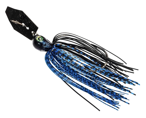 Picture of Z-MAN CHATTERBAIT ELITE EVO 3/8 OZ BLACK/BLUE CBEV38-03