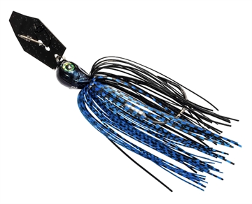 Picture of Z-MAN CHATTERBAIT ELITE EVO 3/8 OZ BLACK/BLUE CBEV38-03