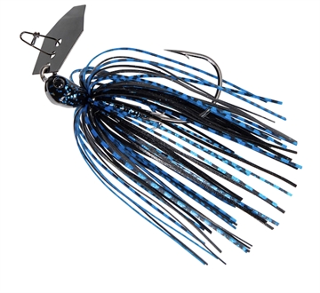 Picture of Z-MAN CHATTERBAIT JACKHAMMER BABYJACK 1/4 OZ BLACK/BLUE    CBJB14-06