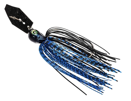 Picture of Z-MAN CHATTERBAIT ELITE EVO 1/2 OZ BLACK/BLUE CBEV12-03