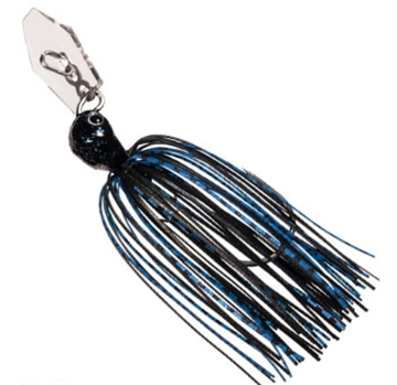Picture of Z-MAN CHATTERBAIT JACKHAMMER STEALTHBLADE 1/2 OZ BLACK BLUE CBSB12-06