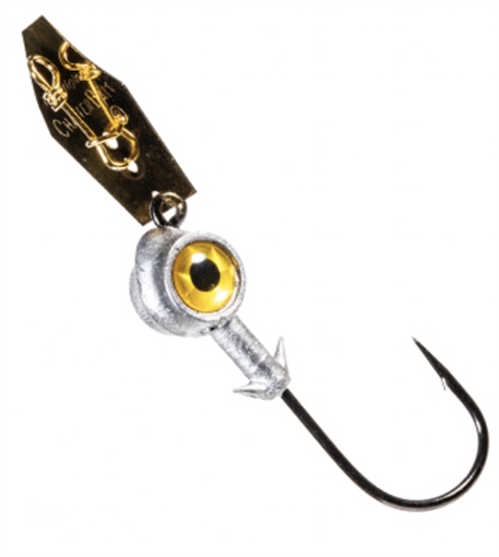 Picture of Z-MAN EYE STRIKE CHATTERBAIT 4/0 1/2 OZ GOLD 2 PACK CBE4012-2PK2