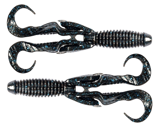 Picture of Z-MAN GREMLIN 4.5" BLACK/BLUE FLAKE 4 PACK GR45-02PK4