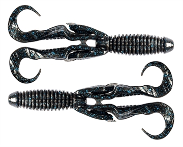Picture of Z-MAN GREMLIN 4.5" BLACK/BLUE FLAKE 4 PACK GR45-02PK4