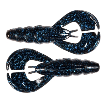 Picture of Z-MAN HELLA CRAWZ 3.75" BLACK BLUE 3 PACK HCR-02PK3