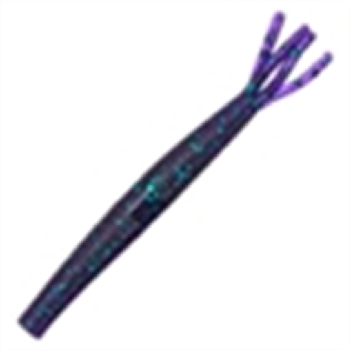 Picture of Z-MAN HULA STICKZ 4" 6PK BLK/BLUE FLK HSTICK4-02PK6