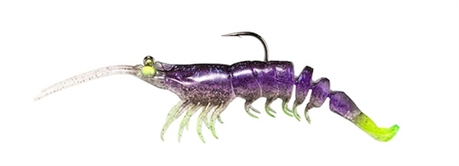Picture of Z-MAN PRAWNSTARZ 3.5" PLUM CHARTREUSE 2 PACK PS35-06