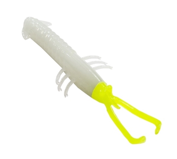 Picture of Z-MAN TROUT TRICK JERK SHRIMPZ 4" GLOW/CHART TAIL 5 PACK TTJS-70PK5