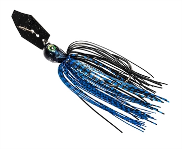 Picture of Z-MAN TUNGSTEN CHATTERBAIT ELITE EVO 3/8 OZ BLACK/BLUE CBET38-03