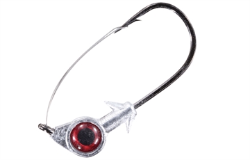 Picture of Z-MAN WEEDLESSEYE JIGHD 3PK 1/8 RED WEJH18-01PK3