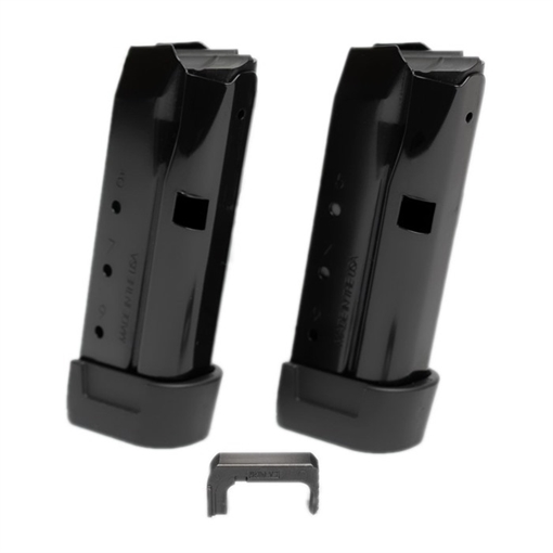 Picture of SHIELD ARMS Z9 COMBO 2 TWO MAGAZINES POWERCRON GLOCK 43 W/ 1 BLACK MAG RELEASE 9RD Z9-COMBO-2M-1C